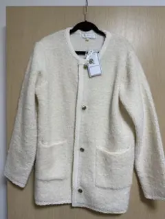 ROPE PICNIC アイボリー 長袖カーディガン 新品