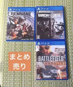 ps4 ソフト　レムナント　レインボーシックス　シージ　バトルフィールド　セット