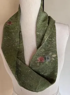 ハンドメイド　着物　リメイク　スヌード　サービス品