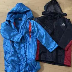 Puma・Adidas フリース裏地 ピステ　ベンチコート