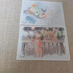 千と千尋の神隠し ポストカード 2枚セット