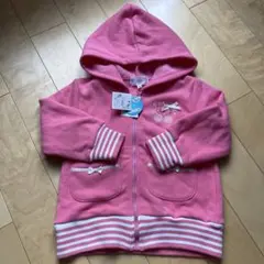新品未使用タグ付きピンクパーカー 104