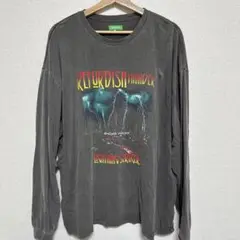 Refurbish 雷のグラフィック Tシャツ XL
