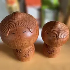 【作家物】こけし 創作 武田まさし 童心 2体 kokeshidoll 作家物】こけし 創作 武田まさし 童心 2体 kokeshidoll 作家物