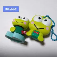 サンリオ　けろけろけろっぴ　シェイキー！バブルヘッドドール2、ぺたんこマスコット