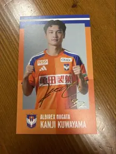 アルビレックス新潟 桑山 侃士 プレーヤーズフォトカード