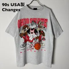 90s USA製　changes OHIO ルーニーテューンズ　コラボtシャツのサムネイル