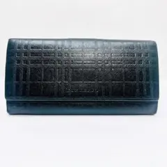 BURBERRY バーバリー 長財布 ブラック がま口 チェック柄のサムネイル