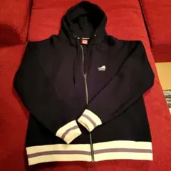 【CONVERSE】 ブラック フルジップパーカー M(ユニセックス)