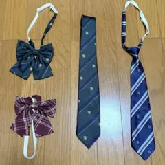 なんちゃって制服 リボン ネクタイ 4点セット