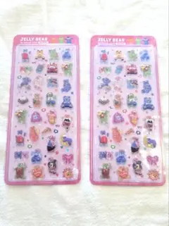 韓国限定シール☆ JELLY BEAR ドロップ3Dシール