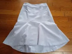 エニィスィス anySiS ライトブルー フレアスカート 裏地付き