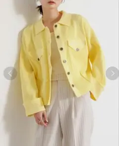 SENSEOFPLACE ニットショートジャケット