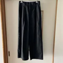 GUブラックワイドパンツS