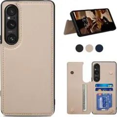 Xperia 1 VI ケース 背面 手帳型 カード収納 軽量 エクスペリア
