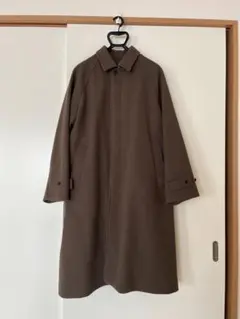 ブラウン ステンカラーコート