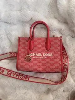 MICHAEL KORS マイケルコース 赤 ショルダーバッグ