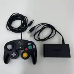 純正品　スマブラ GCコントローラー&接続タップ　セット