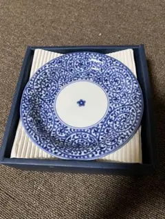 染綿絵変り　和皿揃え　5セット 箱付き　新品未使用