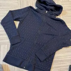 THE SHOP TK MIXPICE M パーカー　ドット　ネイビー