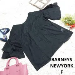 ♥BARNEYS NEWYORK♥半袖/シャツ/ブラウス(L相当)ブラックのサムネイル