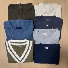 中・高校生 大学生 メンズ まとめ売り 計7点　EDWIN ライトオン GU等