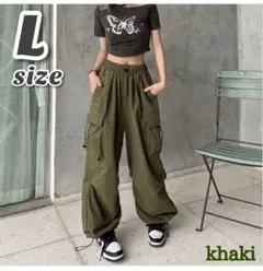 レディース カーゴパンツ ドローコード ストリート メンズ ライク