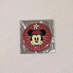 羽田空港フラッグシップ東京　ディズニーストア　缶バッジ　ミニー