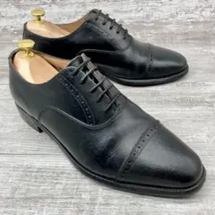503【人気】SCOTCH GRAIN ストレートチップ 黒 6 約24.5cm