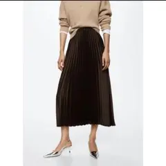 【新品】mango プリーツスカートのサムネイル