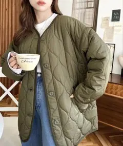 キルティングコート キルティングジャケット