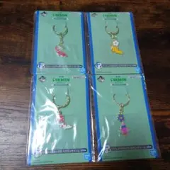 1番くじ　ピクミン　F賞　ピクミンチャーム　赤　黄　白　羽　4個セット