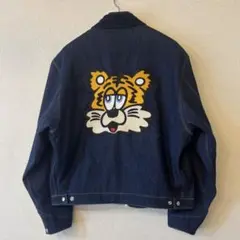 KENZO jeans 90年代 バックロゴ デニムジャケット Gジャン L KENZO jeans 90年代 葛飾北斎タグ デニムジャケット Gジャン L