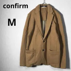コンファーム confirm メンズ M 裏起毛 テーラードジャケット キャメル