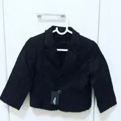 （新品）COMMECA DU MODE 麻　ジャケット　黒