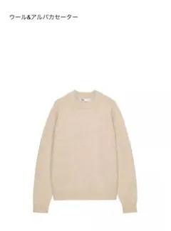 ZARA ウールアルパカセーター S