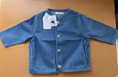 【新品未使用】デニムブルー ボタン付きアウター　95センチ