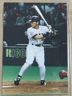 1998年 プロ野球チップスカード カルビー1998 プロ野球チップス レギュラーカード No.136 桧山