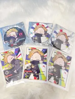 CR YY(わいわい) 缶バッジ+カードセット