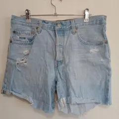 Levi'sリーバイス 501 デニムショートパンツ 【W30】半ズボン 古着