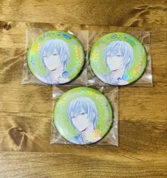 ツイステ　オーロラ箔缶バッジ　プラチナジャケットver シルバー レア