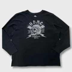【は】00s 古着 ハーレーダビッドソン ロングスリーブ プリントＴシャツのサムネイル