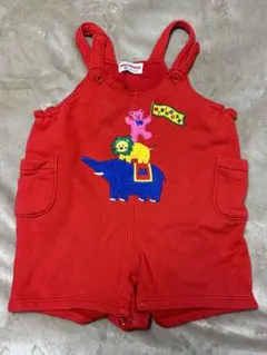 ミキハウス 赤いロンパース 90