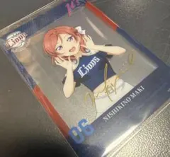 μ's 西木野真姫 クリアカード 箔押し SPver. ラブライブ