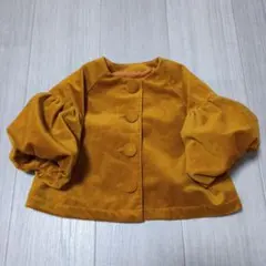 女の子　F.o.インターナショナル　abc アウター　マスタード色