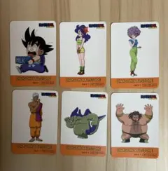 ドラゴンボール　ストア　ノベルティ　シール　ステッカー　6種