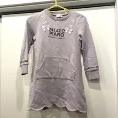 MEZZO PIANO リボン装飾 トレーナー 120cm