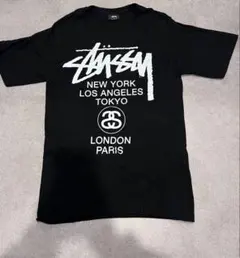 Stüssy グラフィックプリント Tシャツ ブラック