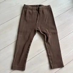 UNIQLO BABY 90cm ブラウンリブレギンス