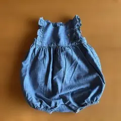 ポロラルフローレン　デニム フリル付きロンパース